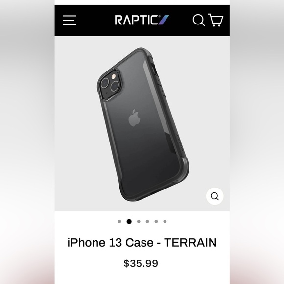 RAPTIC Terrain 2 Phone Cases - Black and Clear iPhone 13 Cases Bundle - Picture 13 of 15